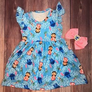Lilo and stitch bow and dress